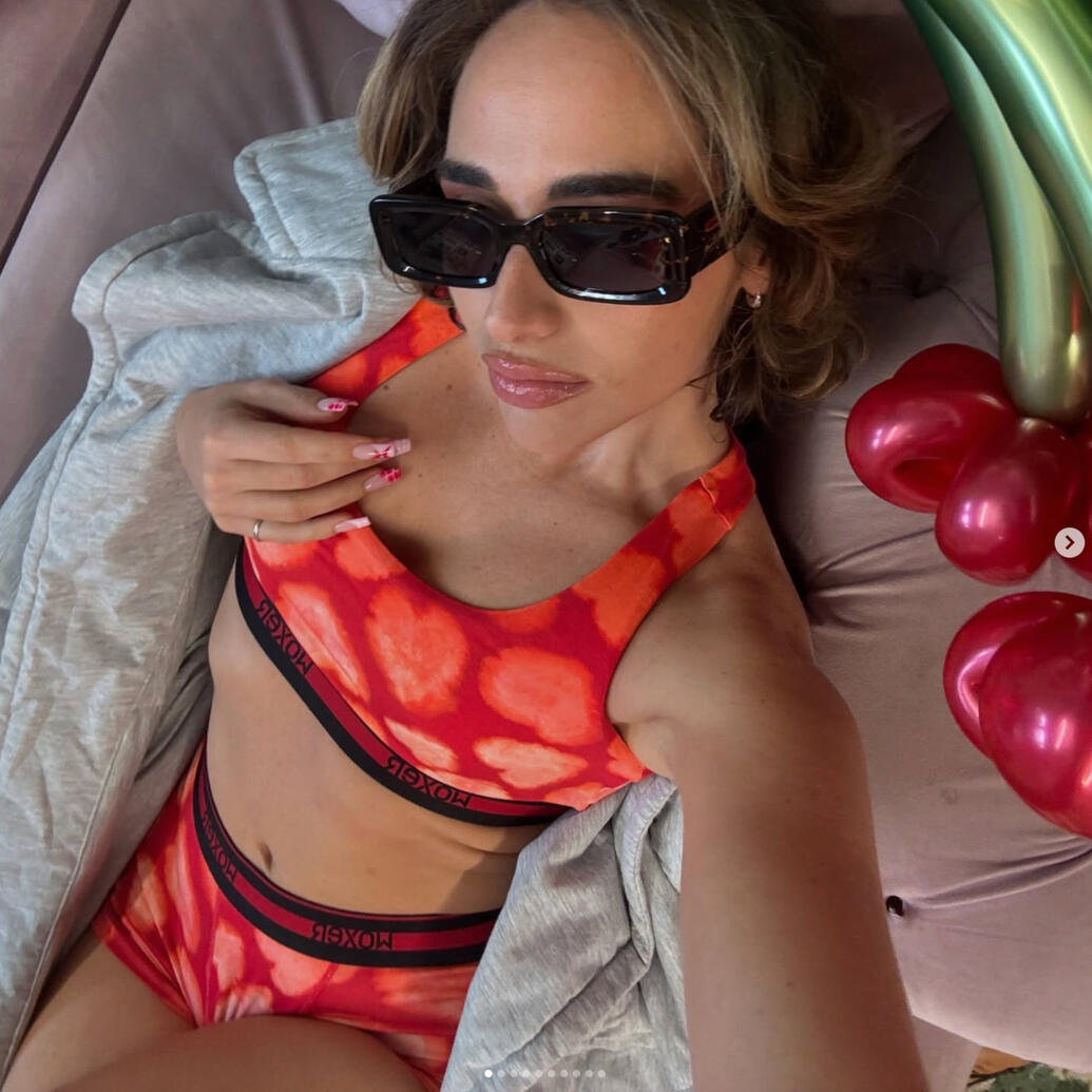 Valentine's Day 'Cupid's Clouds' Print for Woxer.